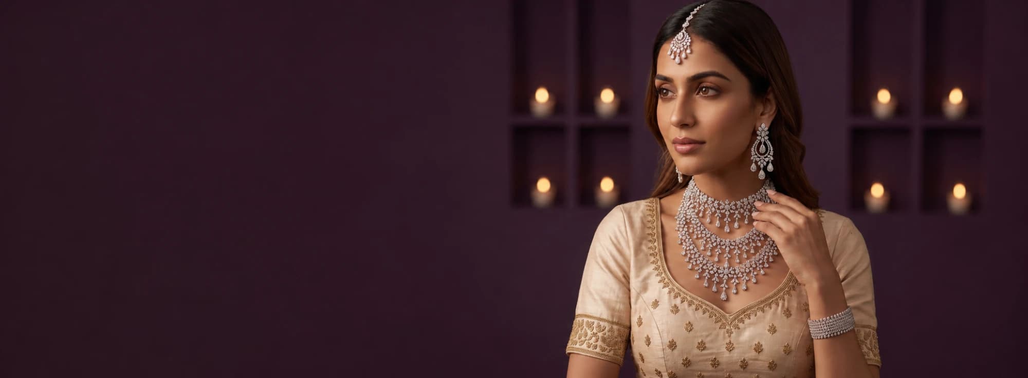 Bridal diamond jewellery