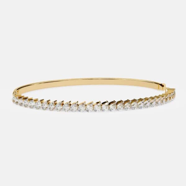 Arc of Pears — lab grown diamond bracelets