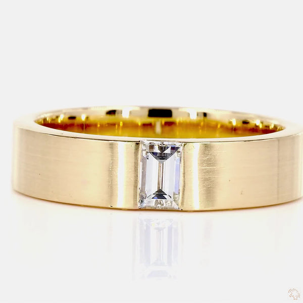 Men's Baguette Ring