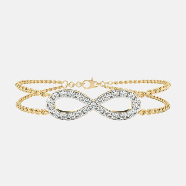 Two-Row Infinity Bracelet