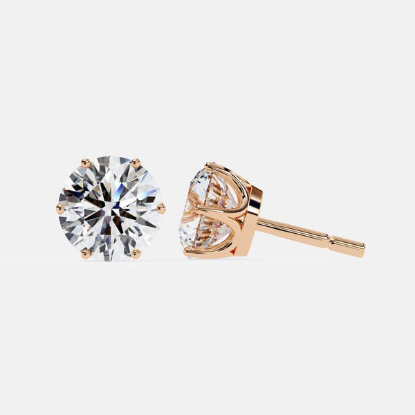 Signature Round Solitaire Studs